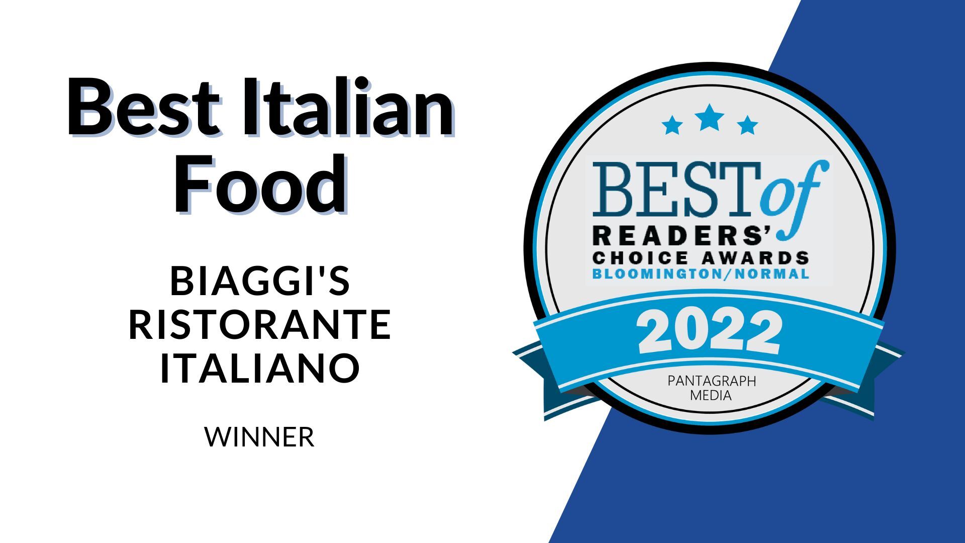 Best Italian Food - Winner